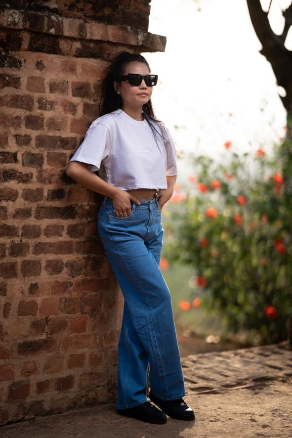 Cropped Barefit White